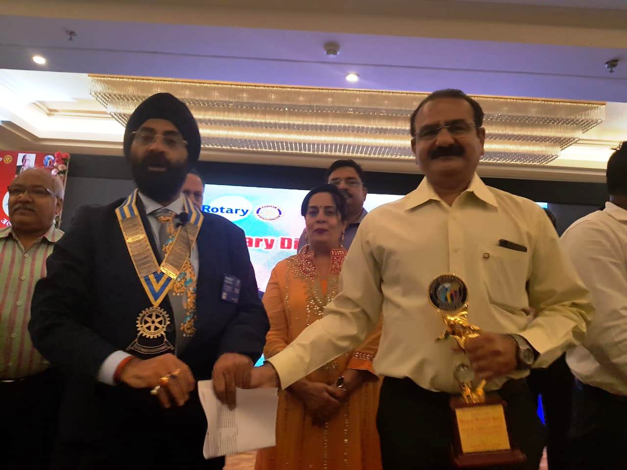 Rotary International Award snap